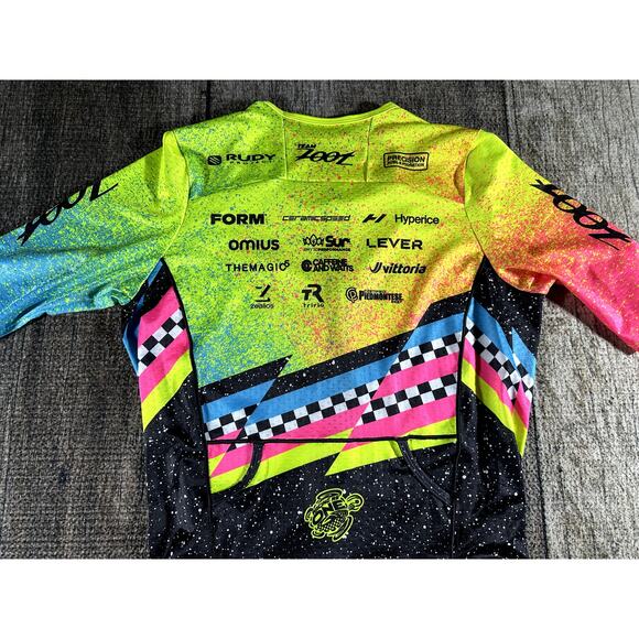 Team Zoot XL Cycling Bib Padded Compression Shorts Racing Cycle - Picture 9 of 11